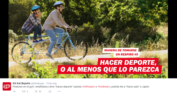 Kit Kat España y sus campañas para redes sociales